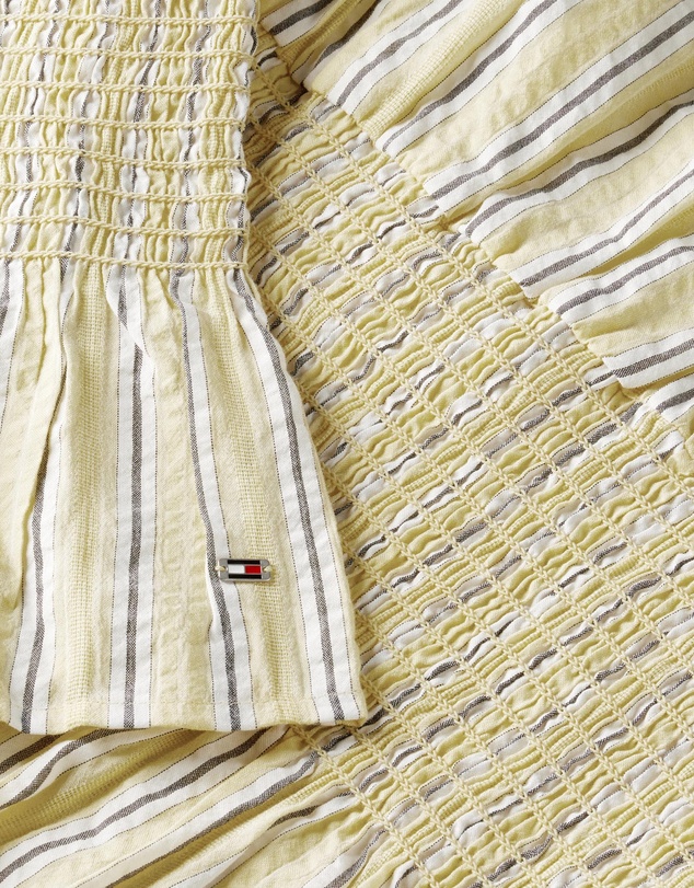 Tommy Hilfiger - Smocked Shoulder Tie No Sleeve Top
