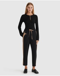 Oxford - Elka Henley Knit Top