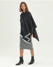 Morgan & Taylor - Concetta Poncho in Black