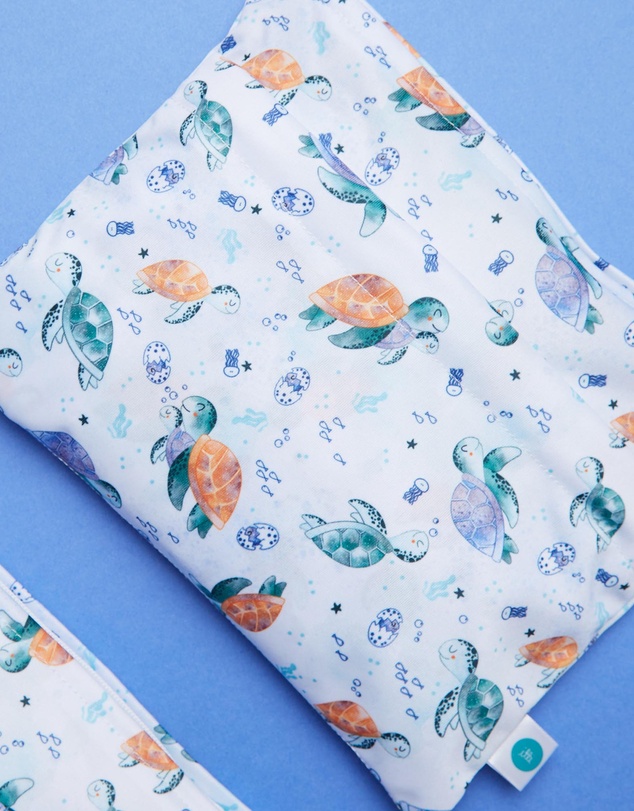itti bitti - Small Double Pocket Wetbag Pack - Crush