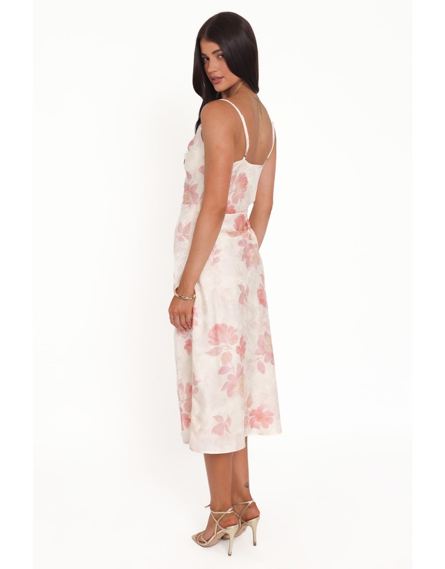 Petal & Pup - Sandrine Midi Dress - Pink Floral