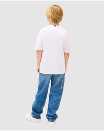 Tommy Hilfiger - Heritage Flag Print Jersey T-Shirt - Kids