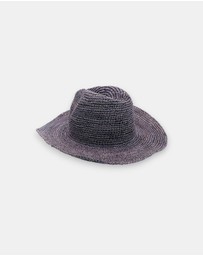 Morgan & Taylor - Rowyn Relaxed Cowboy Fedora in Purple