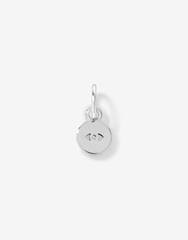 Michael Hill - Sunray Evil Eye Micro Pendant with Cubic Zirconia in Sterling Silver