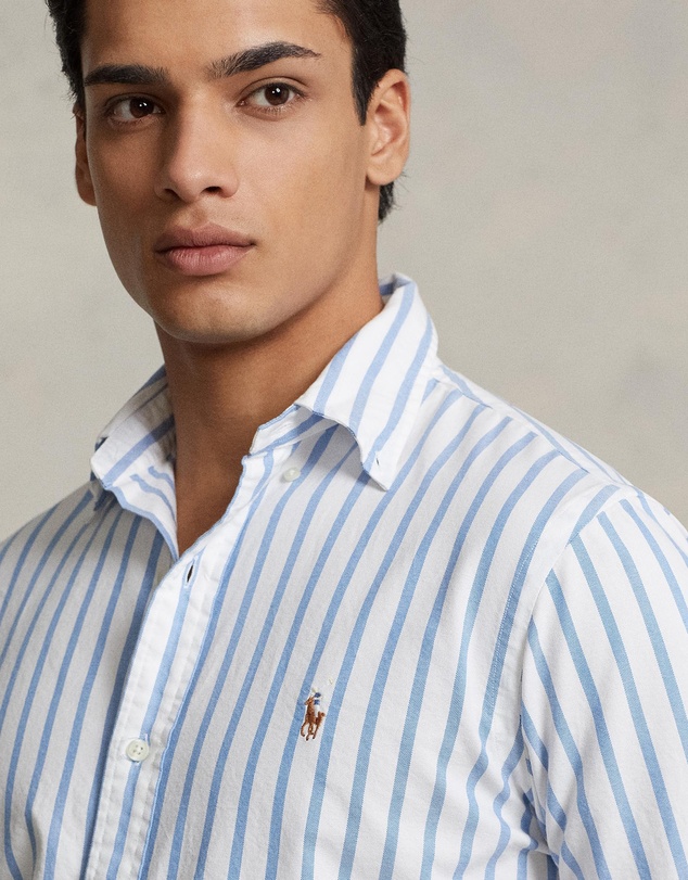 Polo Ralph Lauren - ICONIC EXCLUSIVE - Custom Fit Striped Oxford Shirt