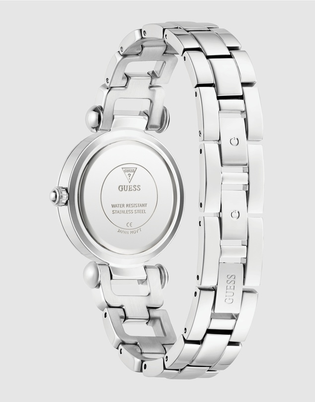 GUESS - GUESS Ladies Silver Tone Analogue Watch