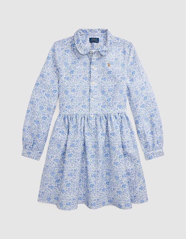 Polo Ralph Lauren - Floral Cotton Oxford Shirtdress - Teens