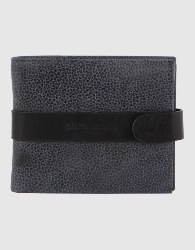 Pierre Cardin - Woven-Embossed Leather Tab Wallet with RFID
