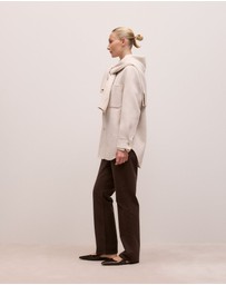 Trenery - Moleskin Five Pocket Pant in Coffee Bean
