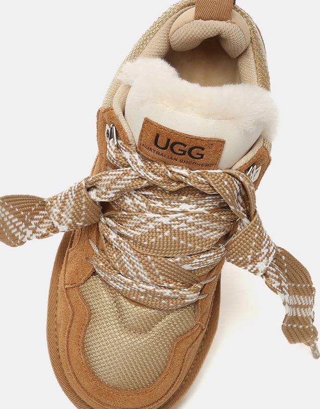 EVERAU - Australian Shepherd Ugg Parkyr Cow Suede Upper UGG Boots