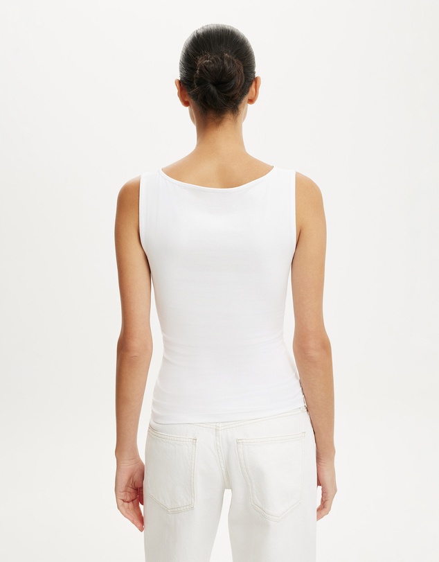 Cotton On - Longline Boat Neck Tank