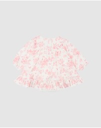 Bebe by Minihaha - Fern Birds Organic Overlay Dress - Babies