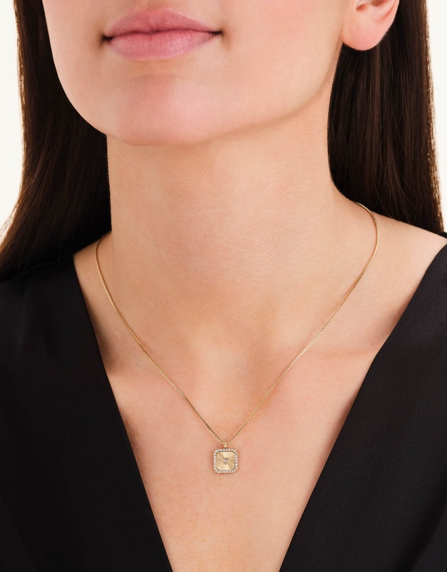 Rosefield - Heart Amulet Gold-Tone Necklace
