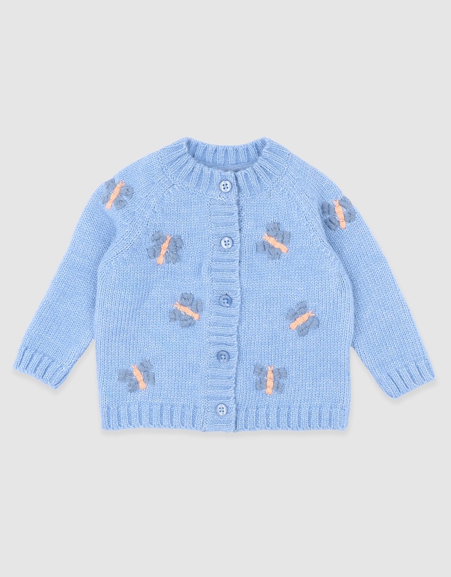 Bebe by Minihaha - Wild Garden Hand Emb. Cardigan