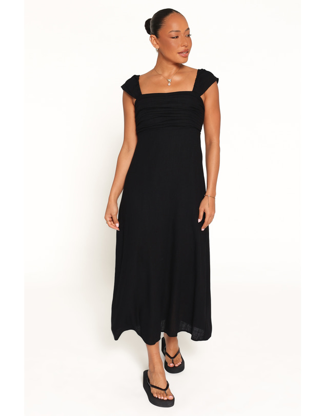 Petal & Pup - Sirene Midi Dress - Black