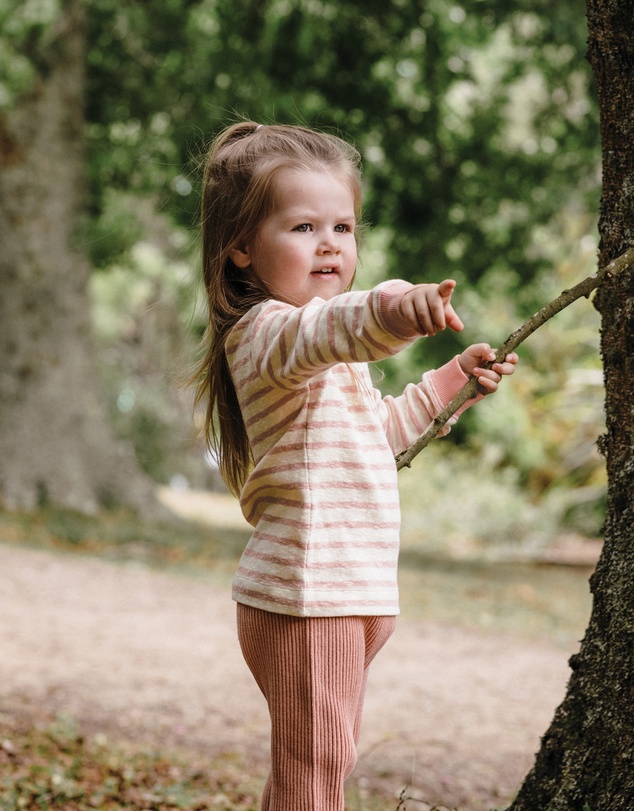 Kynd Baby - Stripe Top in Pearl Stripe