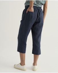 Seasalt - Seasalt Cornwall Navy Brawn Point Crops