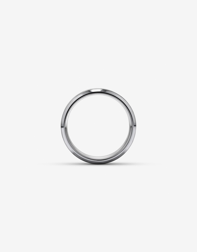Michael Hill - 8mm Black Titanium Bevelled Edge Wedding Band