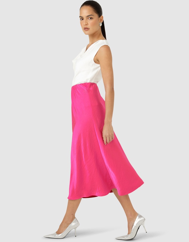 SACHA DRAKE - Luxe Bias Midi Skirt