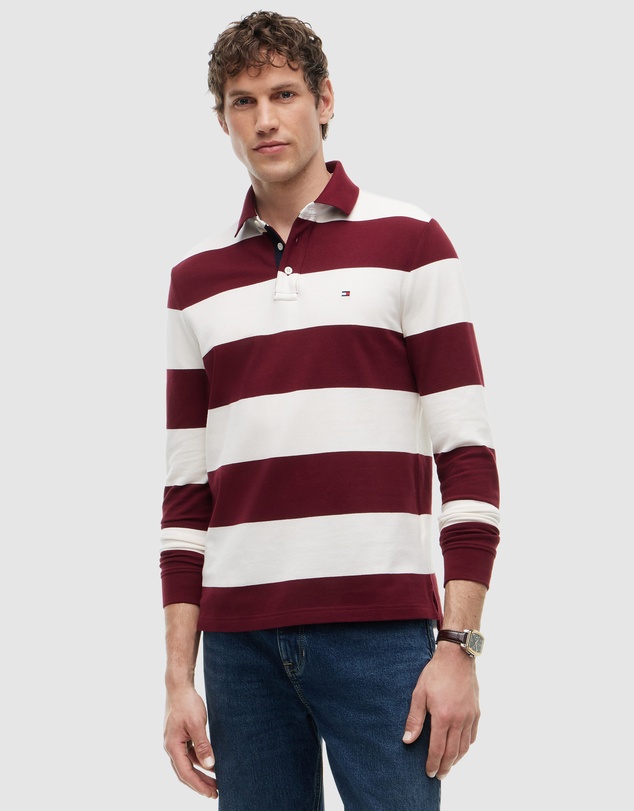 Tommy Hilfiger - Rugby Stripe LS Polo Shirt