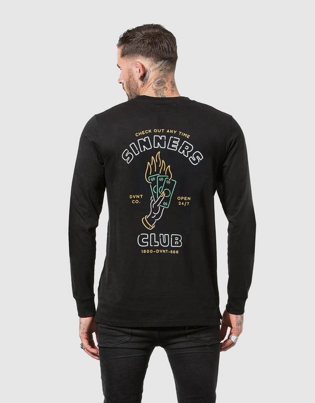 DVNT - Sinners Club Long Sleeve Tee