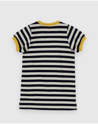 Goldie + Ace - Stripe Ringer T-Shirt Dress - Babies-Kids