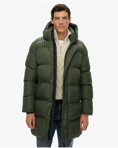 Superdry - Hooded Sports Puffer Mid Jacket