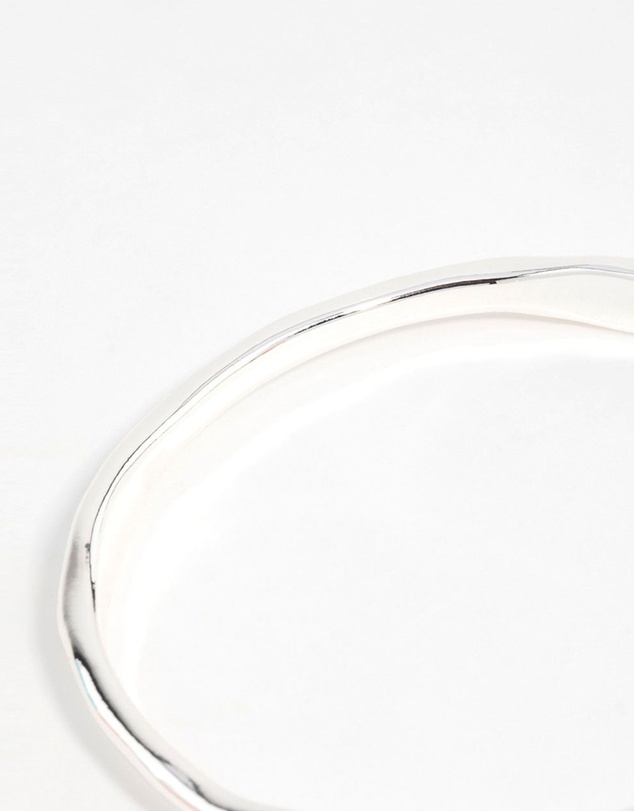 Lovisa - Silver Plated Organic Bangles 2-Pack