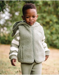 Kynd Baby - Sherpa Vest in Olive