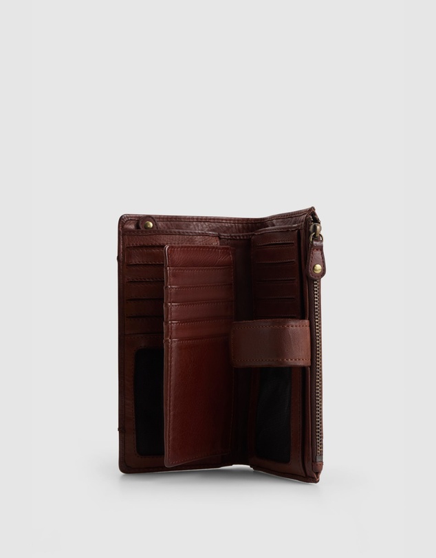 Evity - Ava Leather Large Tab Wallet