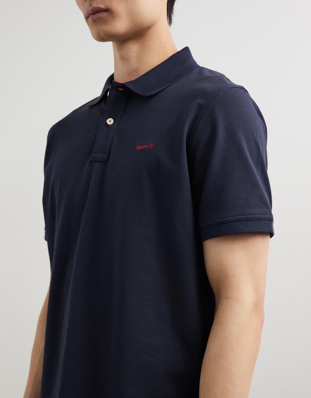 Gant - Reg Contrast Pique SS Rugger
