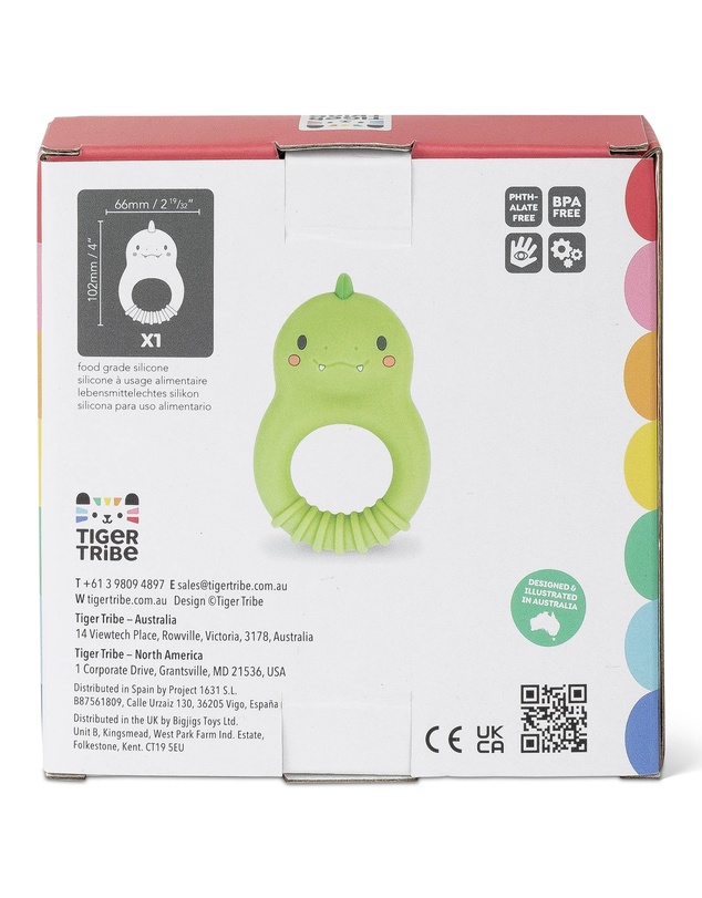 Tiger Tribe - Silicone Teether - Dino