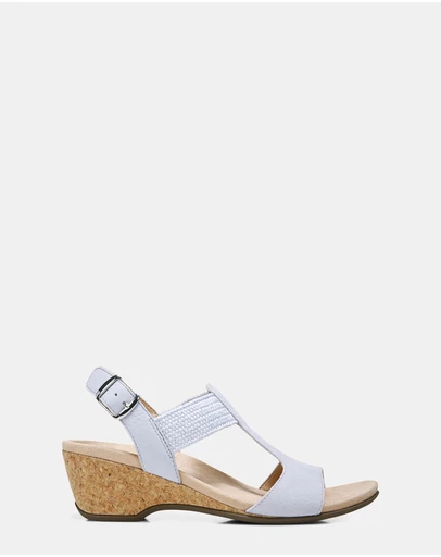 Vionic - Kaytie Wedge Sandal - Blue Haze