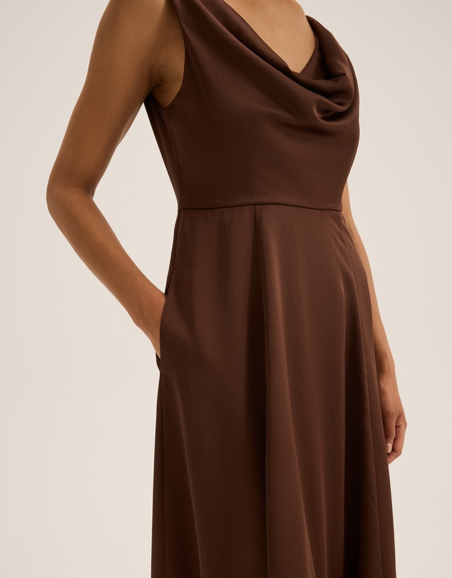 Review - Montague Cowl Neck Dress