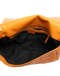 Pre-Loved by Azura Reborn - Pre-Loved Zucca Embossed Leather Baguette Satchel
