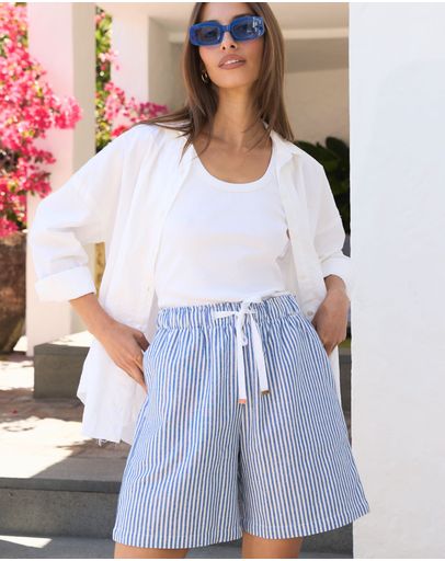Navy Blue Stripes