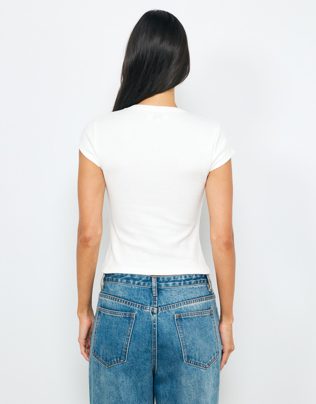 AERE - Deep Scoop Cotton T-Shirt