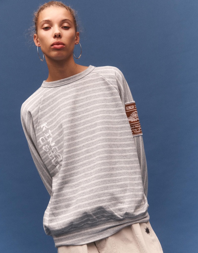 KINGA CSILLA - Smoke Stripe Med Jumper