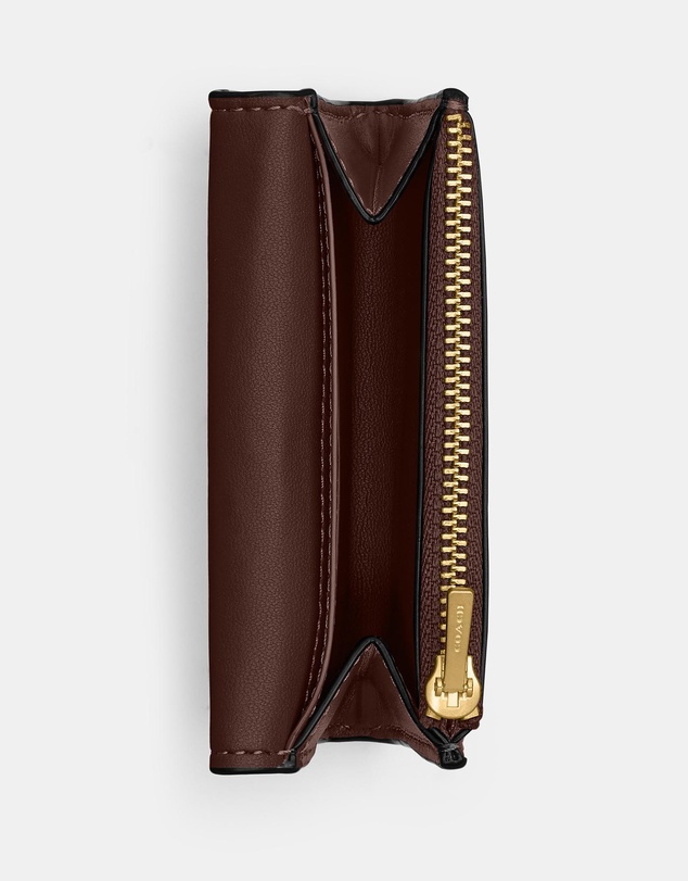 Coach - Refined Calf Leather Essential Flap Card Case