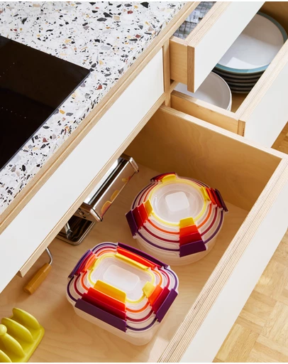 Joseph Joseph - Nest™ Lock 8-piece Multi-size Storage Container Set (Multicolour)