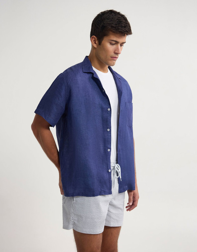 Oxford - Griffin Delave Linen Short Sleeve Shirt
