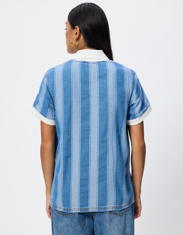 adidas Originals - Denim Football Jersey Shirt