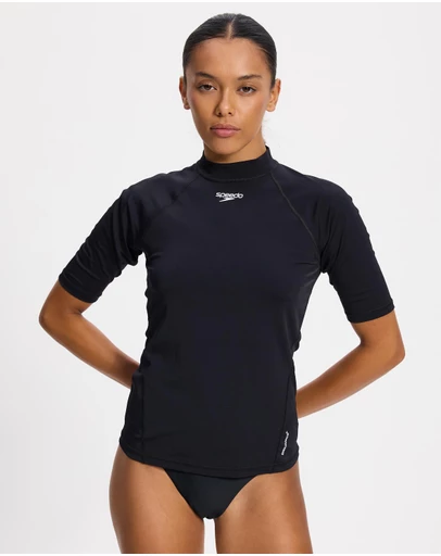Speedo - Classic Logo SS Rash Top