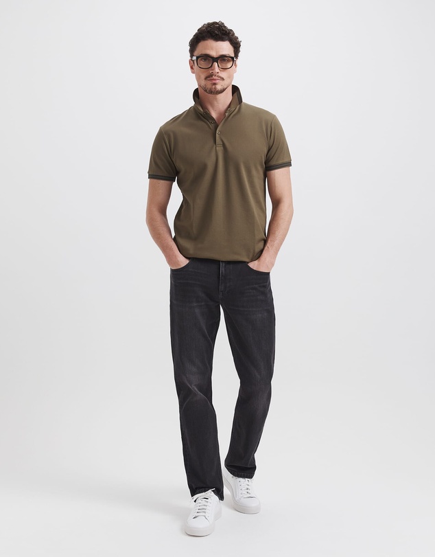 SABA - Andy Tipped Cotton Polo