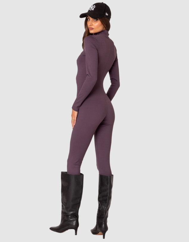 EDIKTED - She is Snatched High Neck Jumpsuit