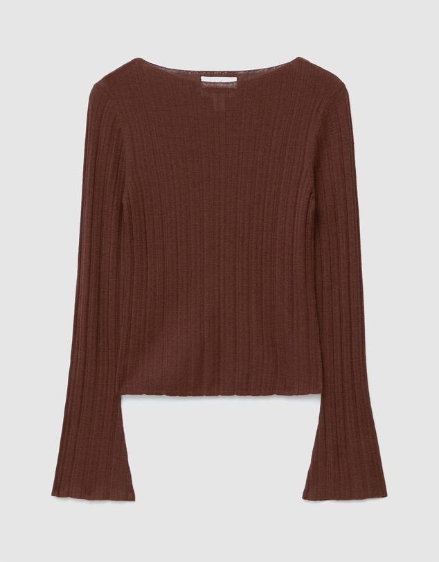 & Other Stories - Rib-Knit Wool Boatneck Top