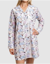 Sant And Abel - Women's Drawbertson Longhorns Night Shirt