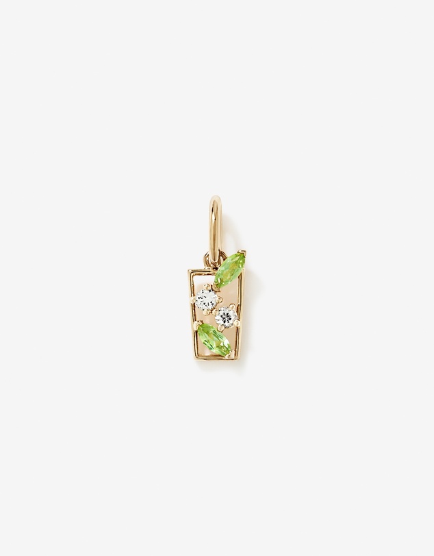 Michael Hill - Green Amethyst & Peridot Mojito Cocktail Pendant in 18kt Gold Vermeil