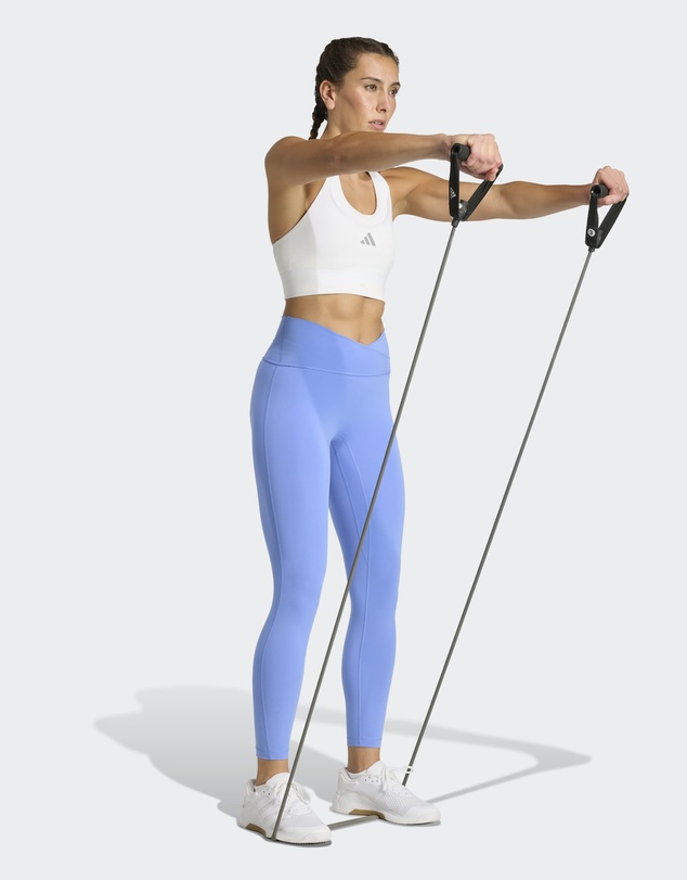adidas Performance - 3 Stripes Studio All Me 7/8 X-Over Leggings Womens