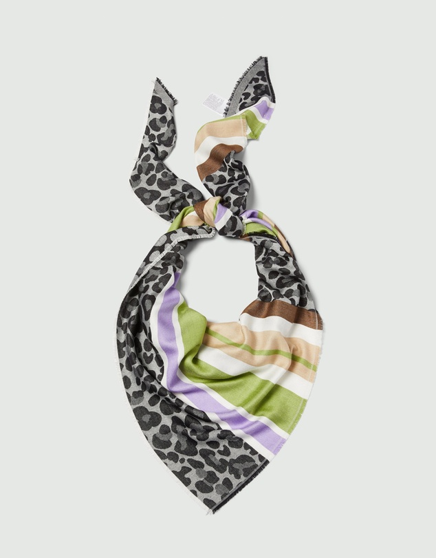 Emme - Lilac Foulard Silk Scarf